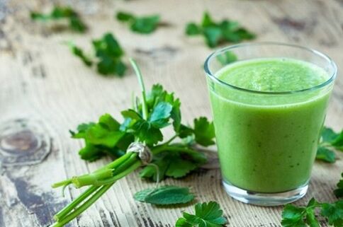 Petersiliensaft stellt die durch Prostatitis verursachte Harnausscheidung wieder her